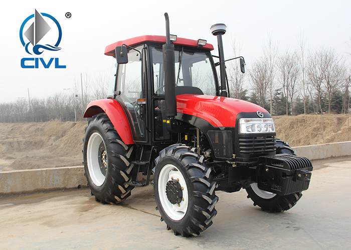 CIVL554/55HP/4 Wheel drive farm tractor CIVL554 new 4x4 55hp drive tractor red color