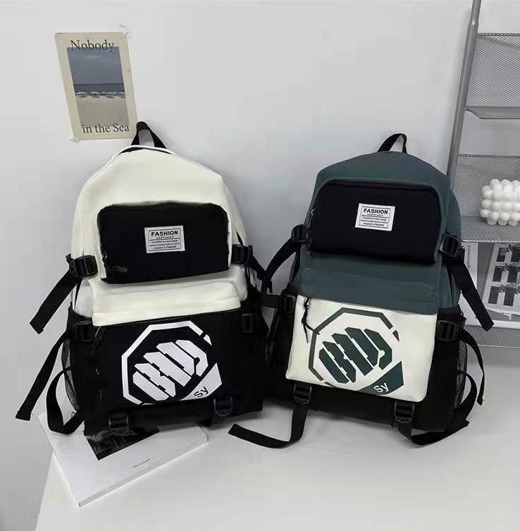 Middle School Canvas Casual University Backpack For Teenager