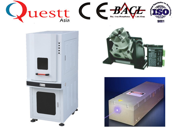 Compact Flying Enclosed Fiber Uv Laser Marking Machine 3w 5w 10w 15w