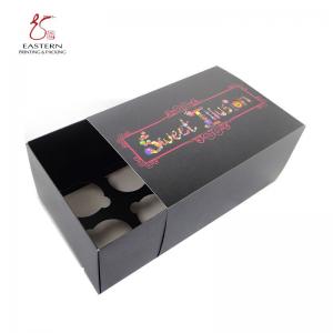  Foldable Cupcake Holder Paper Box For 6 Cupcake With Cardboard Insert  10*10*4 Manufactures