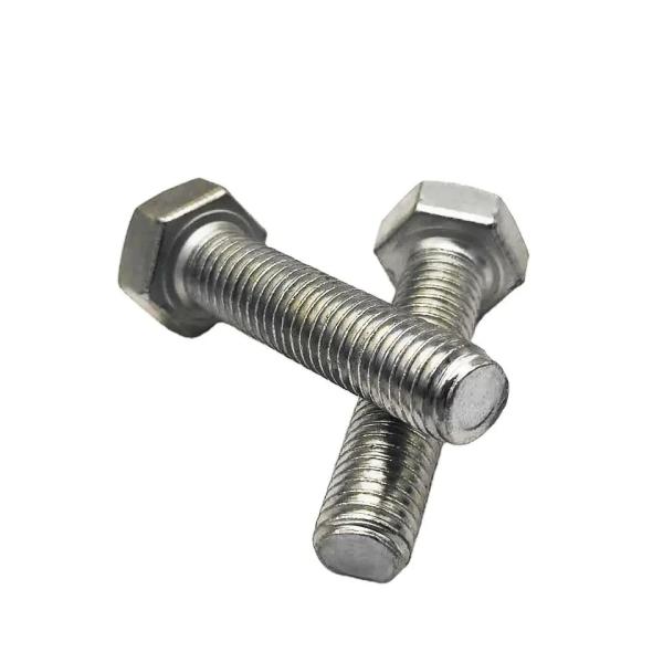 DIN933 DIN931 Hex Head Bolts Super Duplex Stainless Steel Hexagon Bolt High
