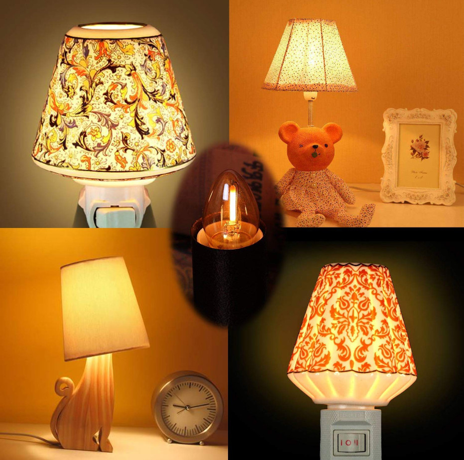 E14 E12 LED Night Light Bulb Edison Chandelier Bulbs C7 220V 2W