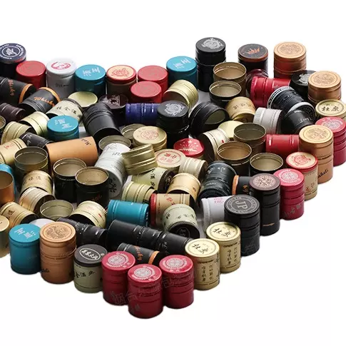 Custom Glass Bottle Aluminum Screw Caps Ideal for Wine Water and Beverage Glass Bottles