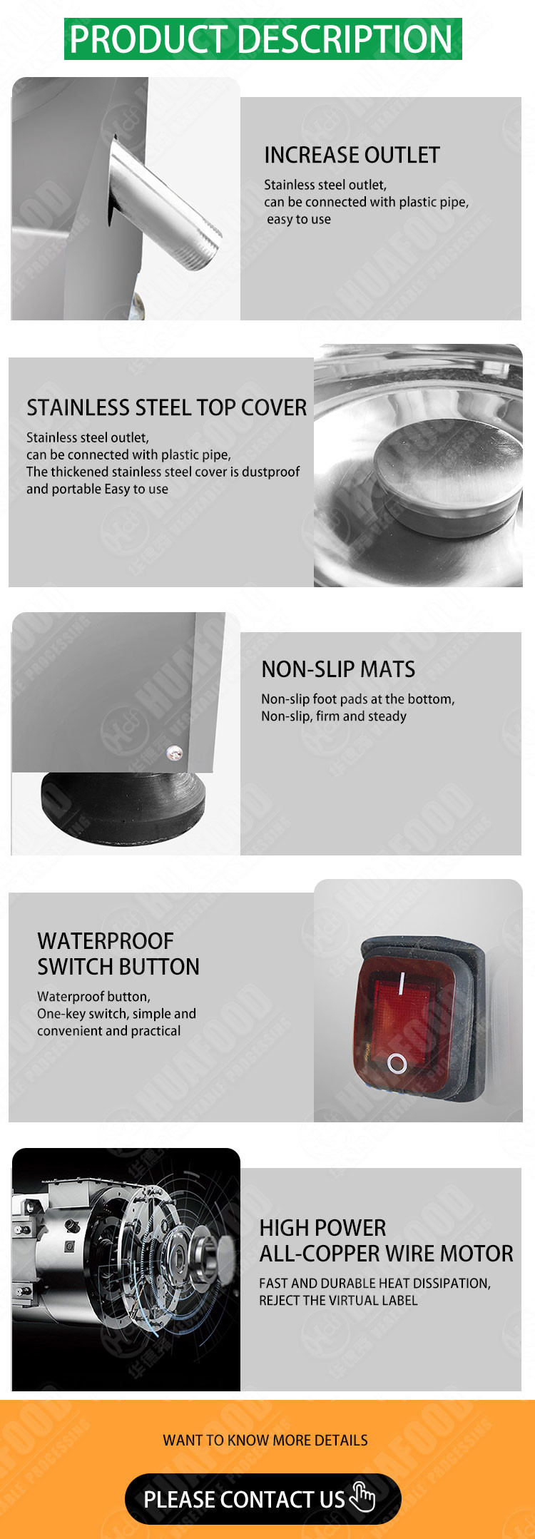 OEM/ODM Commercial Food Drying Machine Vegetable Fruit Dewatering Machine