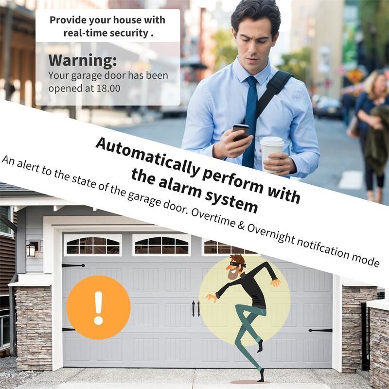 Tuya Wifi Smart Garage Door Opener Remote Control Wireless Roll Up Garage Door Opener