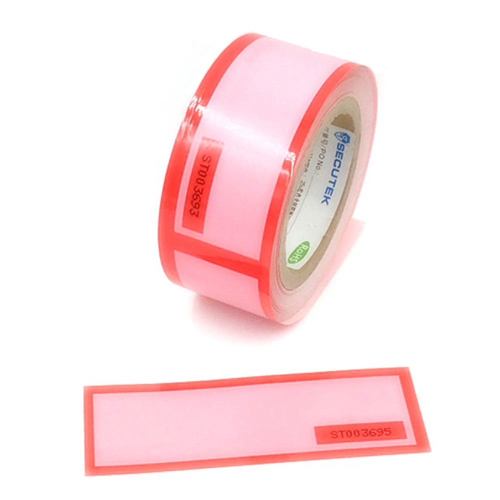 High adhesive Gps Tracking Sticker Rfid Dymo Label Roll Void Security