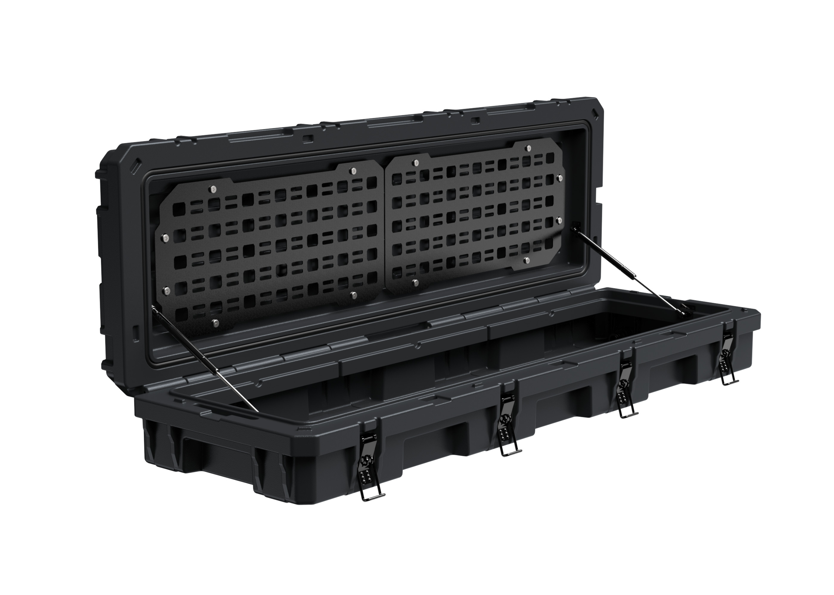 Fishing Vehicle Roof Rack Case Rugged 96L For Heavy Duty Storage And Organization
