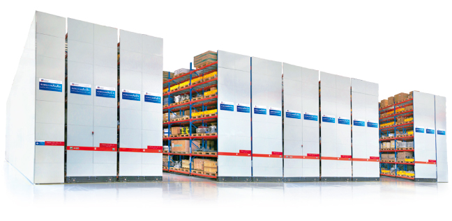 Electric Mobile Racking System  Rail-Guided