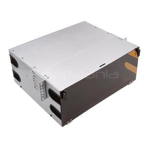  4U 19inch Fiber Optic Patch Panels Loads 12 SC Single Mode Fiber Optic Cassette Module Manufactures