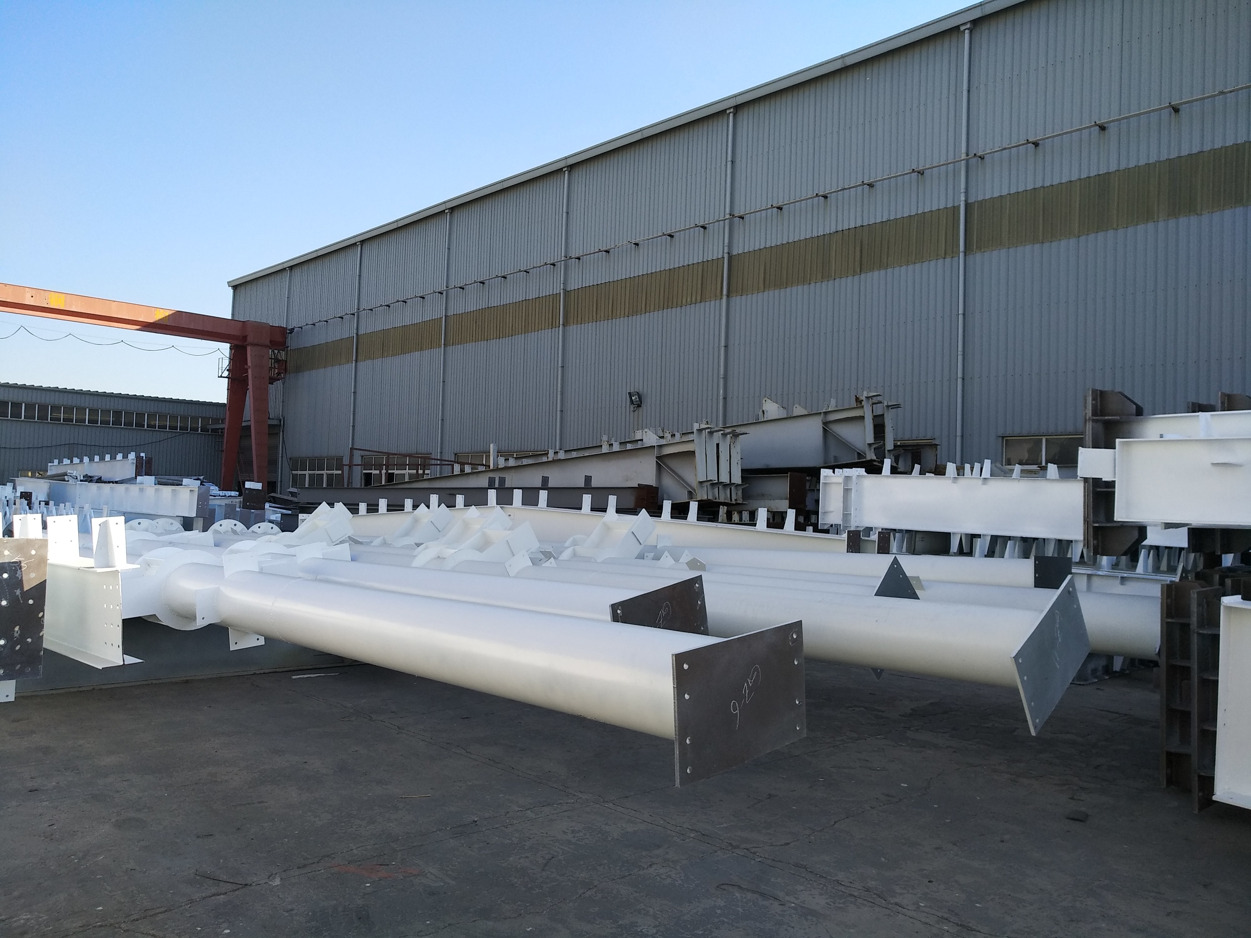 Galvanized Or Painted Prefabricated Steel Structures Beam And Column