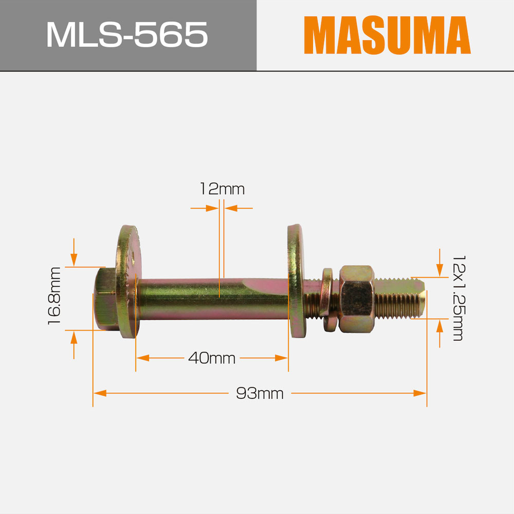 MASUMA Car Repair Bolt MU431006 MS450044 MB809338 MR171026 for MITSUBISHI DION CR5W