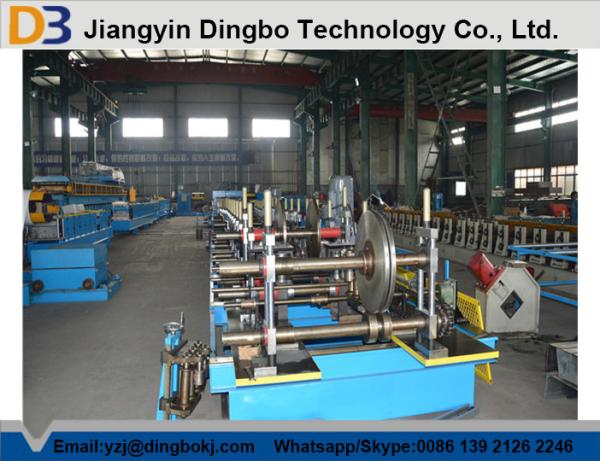 Galvanized Outdoor Flexible Perforated Cable Tray Machine With Decoiling /