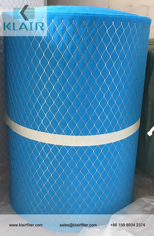 KLAIR Expanded Metal Mesh Laminated Air Filter Media Roll G3 G4 Class