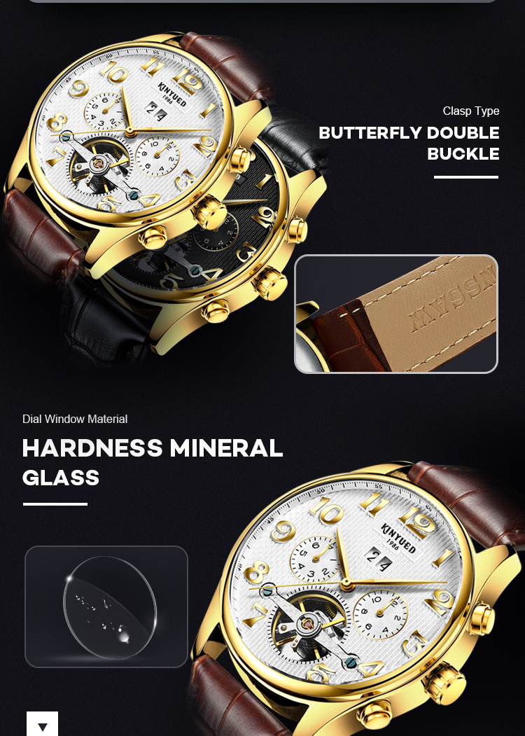 Sports Waterproof Mechanical Watch Fashion Automatic Skeleton Watches