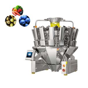 Snacks packing machine weigher food weighing combination scale food multihead
