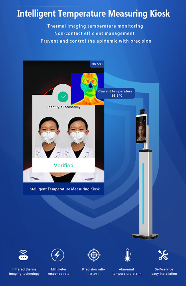 Face Detection Digital Infrared Thermometers Temperature Monitoring Device