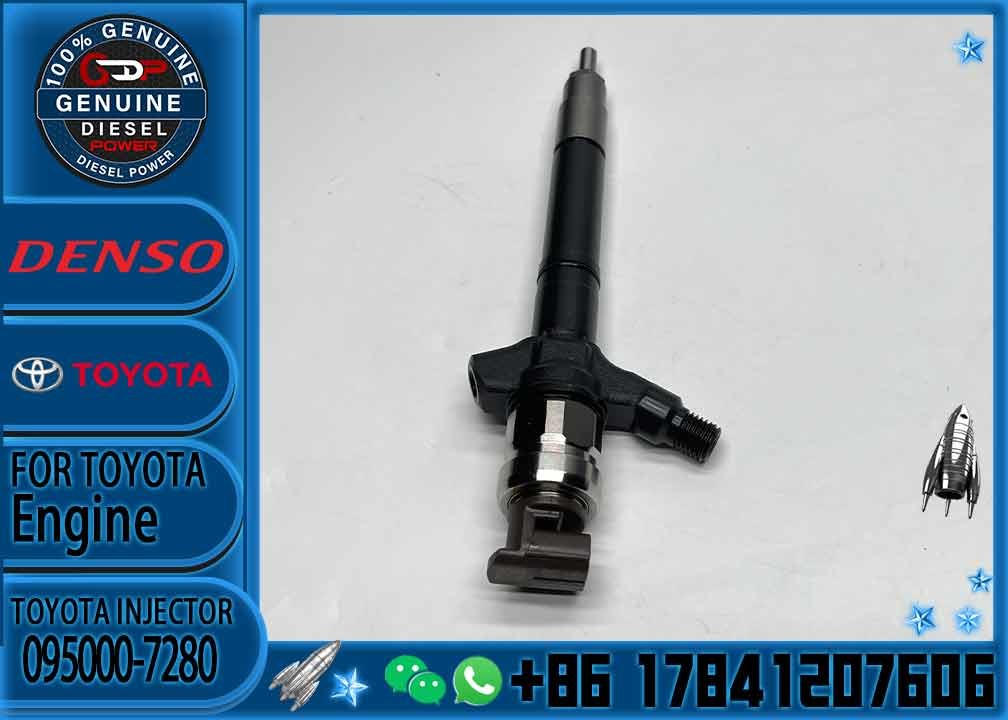 Diesel injector 23670-09210 DCRI107640 Factory Supplying Top Quality Common Rail Injector 0950007280 095000-7280