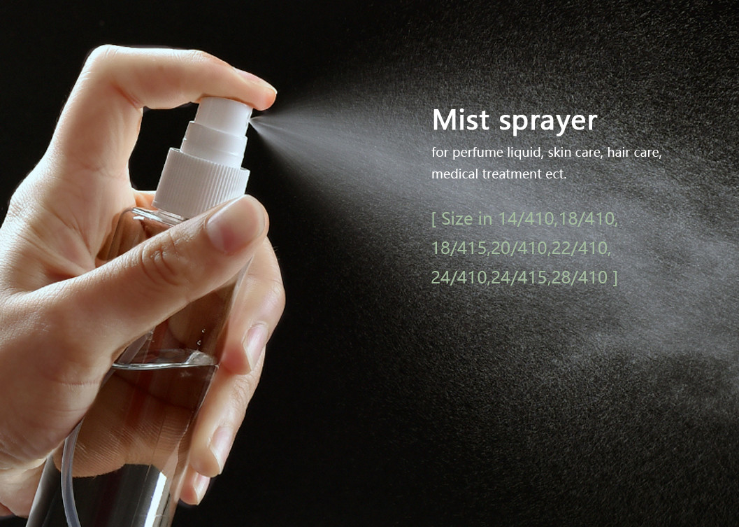 Luxury 18 20 24mm Perfume Sprayer Pump Plastic Bottle Parts