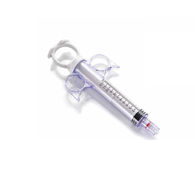 FDA Transparent Plastic Dose Control Syringes 10Ml 12Ml Dial A 3 Ring Rubber Stopper