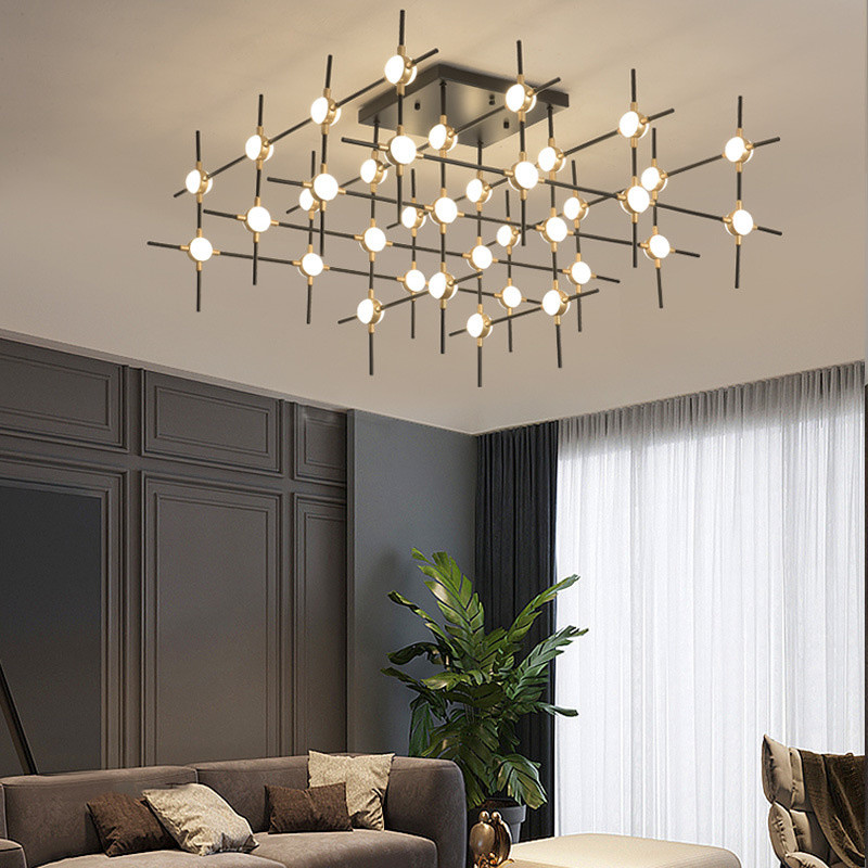 modern dining room glass star chandeliers Bedroom Living Room Constellation Aquarius chandelier(WH-MI-364)