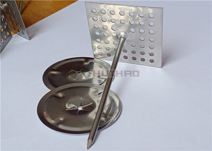 2-1/2" Perforated Base Insulation Hangers Fixing Acoustic Insulation Materials