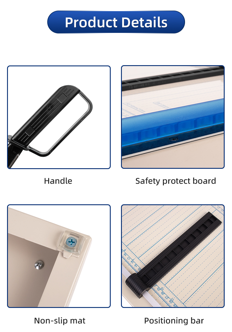 Paper PVC ID Card Cutting Portable Cardboard A4 Heavy Duty Paper Trimmer with Good