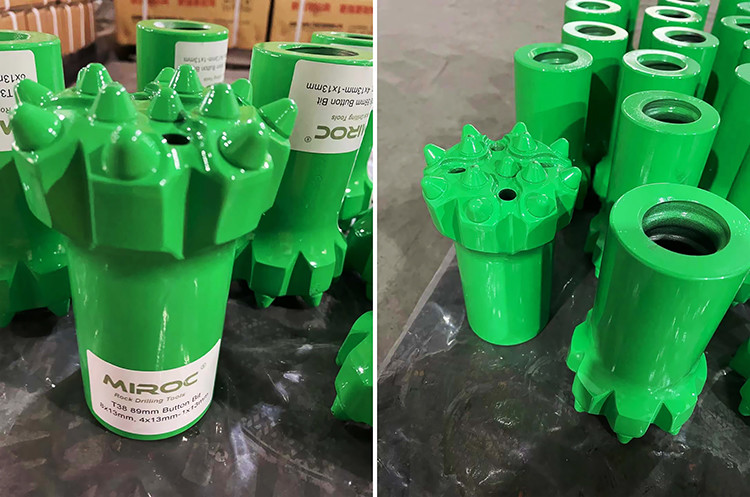 89mm Drop Center Conical T38 Button Drill Bit Top Hammer Tools