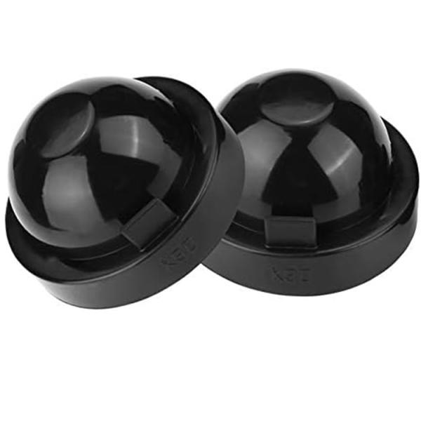 Rubber Accessories Automotive Lamps Rubber Parts ,2Pcs 90mm Black Rubber Car LED