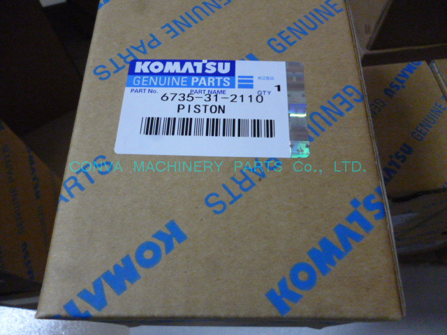 Diesel Engine Cylinder Liner Kit 6d102 Komatsu Excavator Parts 6735-31-2110
