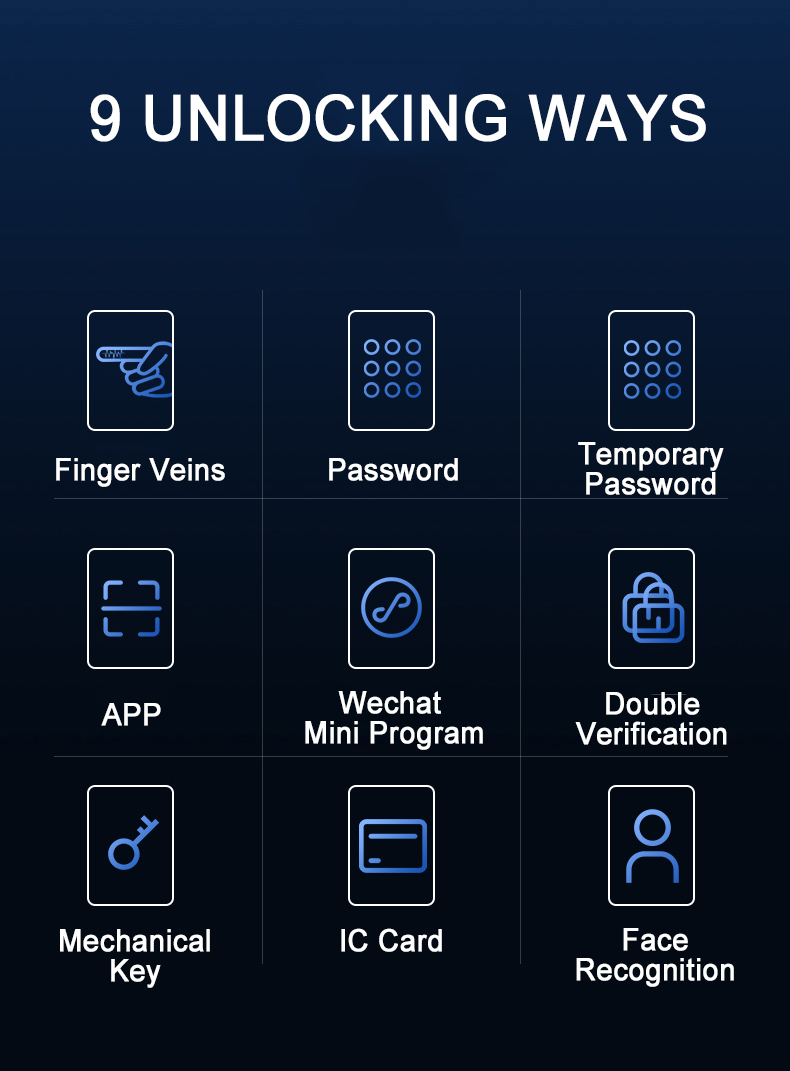 Xhome Video Call Lock Safety Apartment Electronic Door Locks