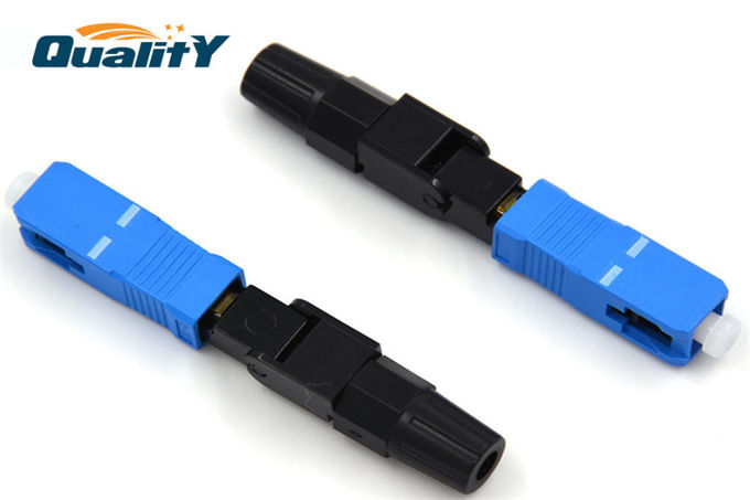 Sc Fast Connector Insertion Loss 0.2dB Fiber Optic Connector Assembly / Fiber Optic Fast Connectors