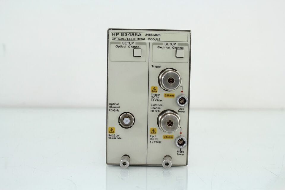 Keysight Agilent 83485A Digital Communications Analyzer 20 GHz Optical/Electrical Module