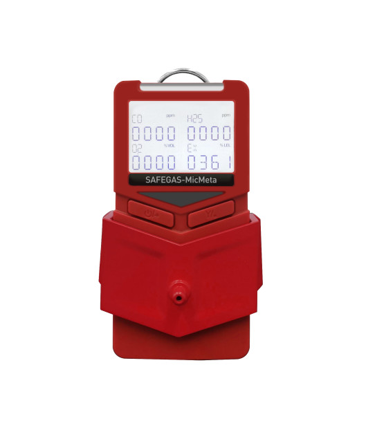 Multi Gas Detector CO H2S O2 LEL Concentration 4 in 1 Gas Detector IECEX ATEX Certificate