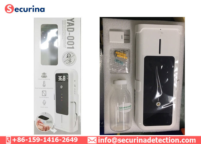 3W Power Consumption Non contact Thermomter and Automatic Sanitizer Dispenser for Preventing COVID-19
