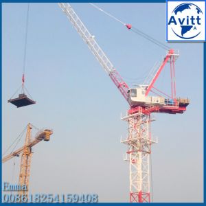 China D4522 1.6*3m Mast Luffing Tower Crane 6tons Load Capacity Mast Height 25.5m on sale