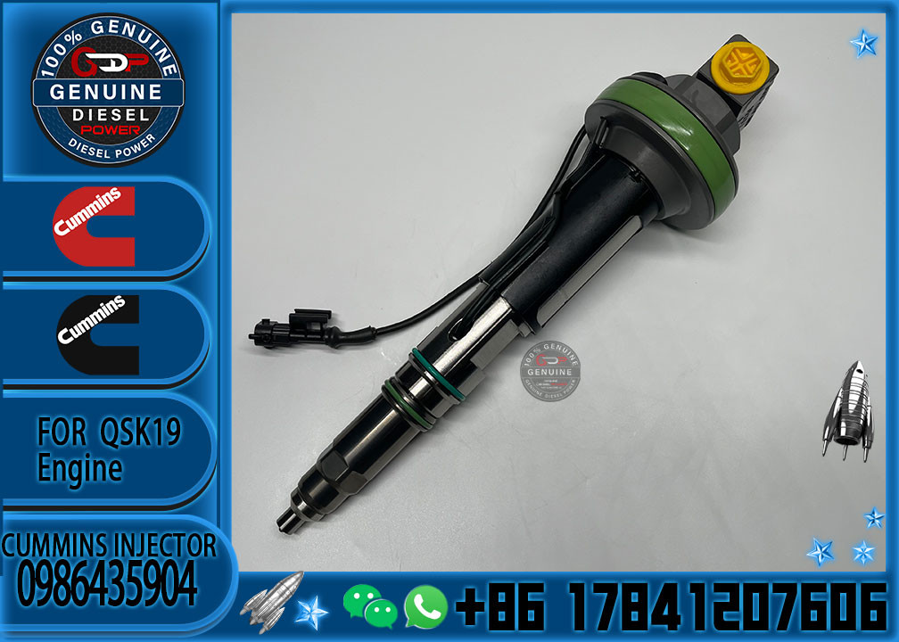 Good Quality Common Rail Diesel Fuel Injector F00BJ00005 0986435904 For Cummins QSK19 QSK38 QSK60
