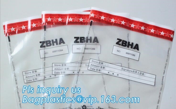 Document safe tamper proof bank deposit bag, Steb Plastic Money Pe Bank Deposit Coin Security Pouch Bags With Seal For C