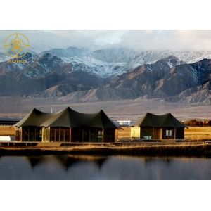 Heavy Cone Island Resort Tents with Canvas Material