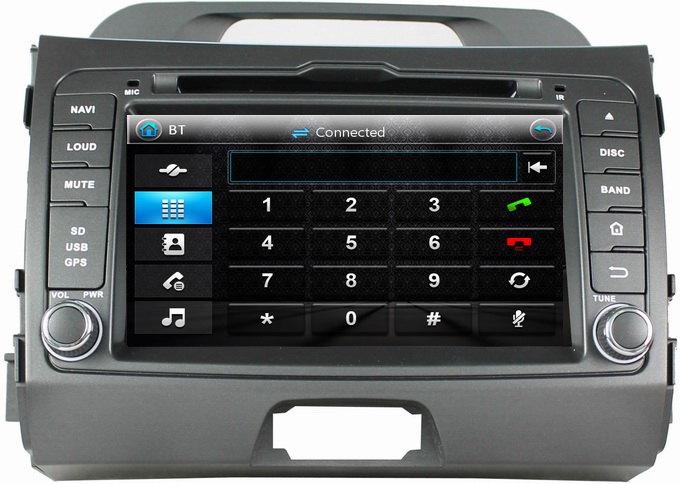 Ouchuangbo Car GPS DVD Stereo System for Kia Sportage R 2010-2012 iPod USB RDS Radio Player OCB-7044A