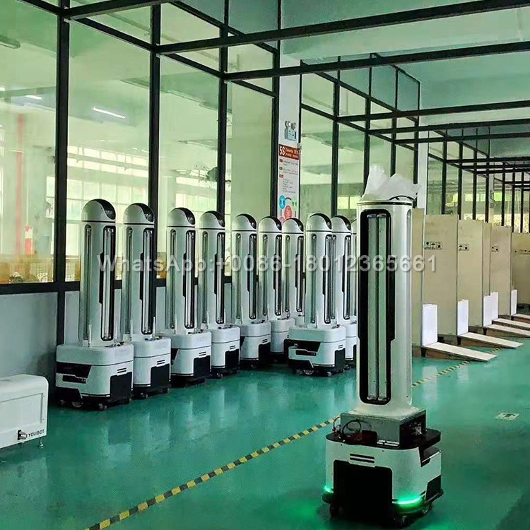 Hospitals Ultraviolet Light Contactless Virus Killing Robot
