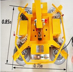 Vacuum Lifting Equipment Glass Suction Cup For Tower Crane