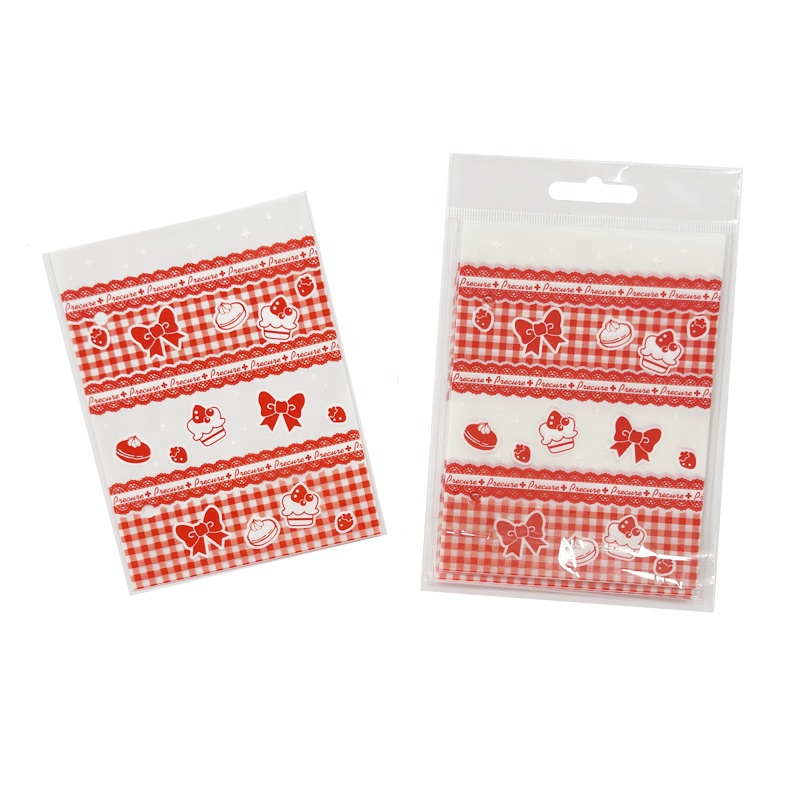 Hard Candy Transparent Opp Header Bag Recyclable Cellophane Bags For Food Packaging