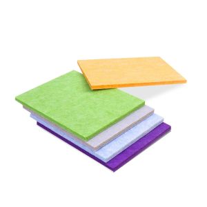 High Frequency Sound Absorption Acoustic Pet Panel For Customized Shape Wall