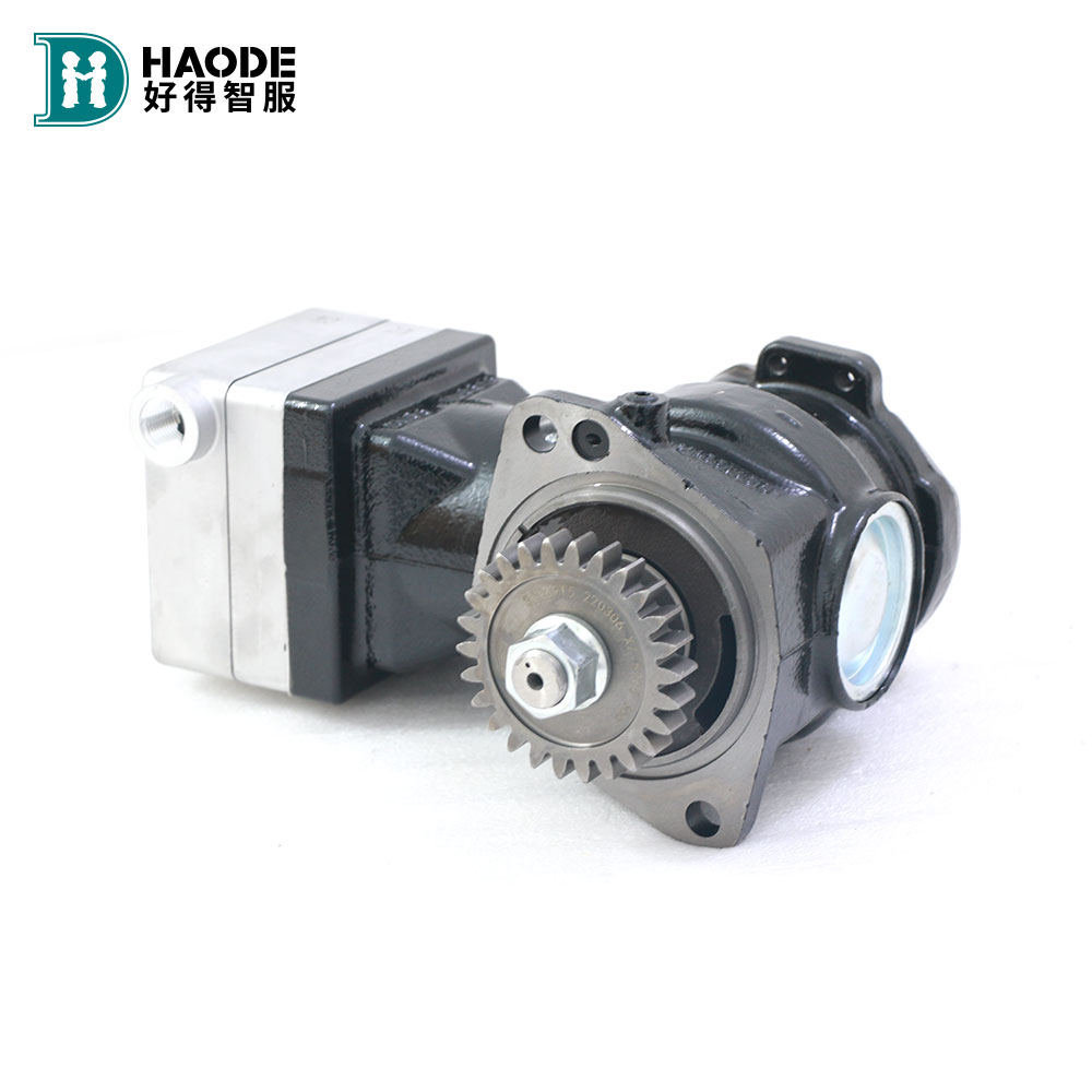 HAODE Genuine Engine Parts 16.85KG Wabco 12v Air Compressor Auman GTL Cummins 5558670