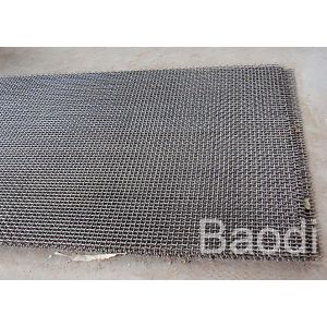 China Mining Plain Weave Crimped Mesh Galvanized Wire on sale