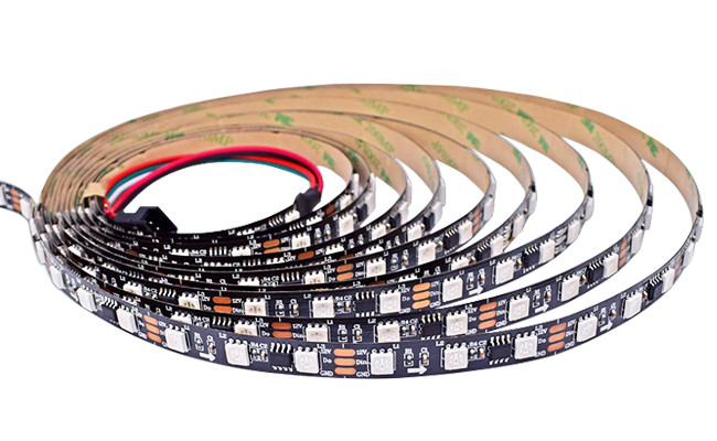 5V LED Neon Strip Lights RGB 5050 Blackboard Lamp Belt Built In IC