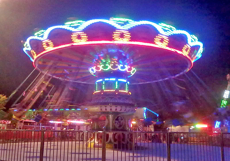 Glass Fiber Reinforced Plastic Flying Swing Ride 220V / 380V Voltage For Children
