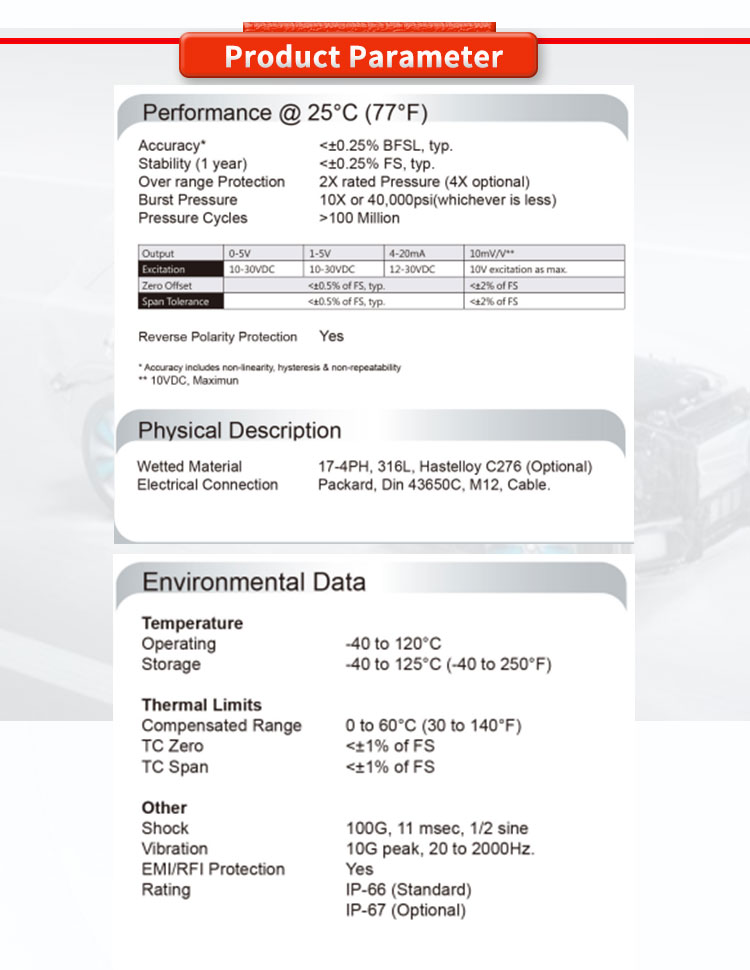 Long-lasting UNIVO UBST-400Y Tank Water Level Sensor for Extreme Pressure Conditions