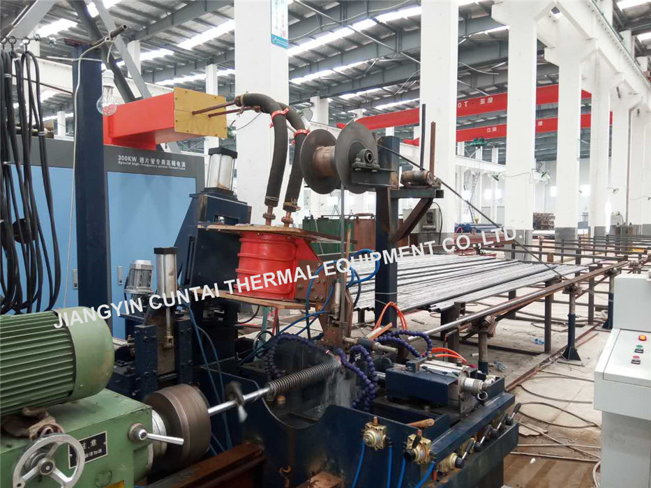 High Frequency Resistance Welded Helical Fin Tubes Carbon Steel / Aluminum Material