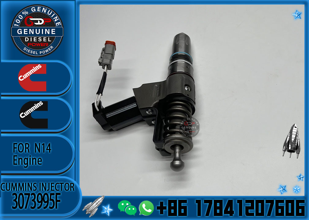 Auto Parts Common Rail Diesel Fuel Injector 4307795 3073995F For Cummins QSN14 N14